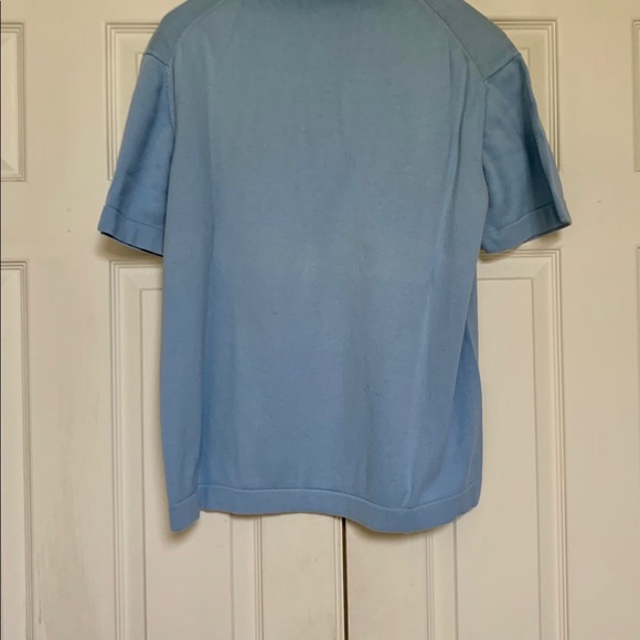 Banana Republic 100% Cotton Baby Blue Polo - Picture 6 of 7